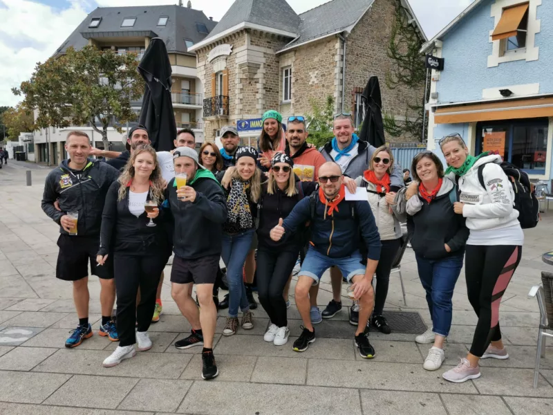 Un groupe sur un escape game à Pornichet