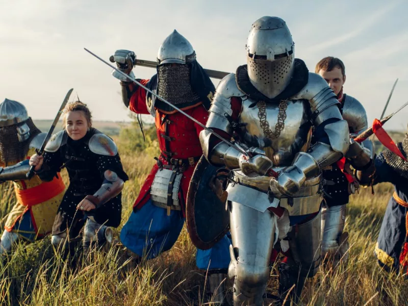 Un combat médiéval à Angers