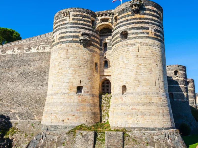 Les murailles du château d'Angers